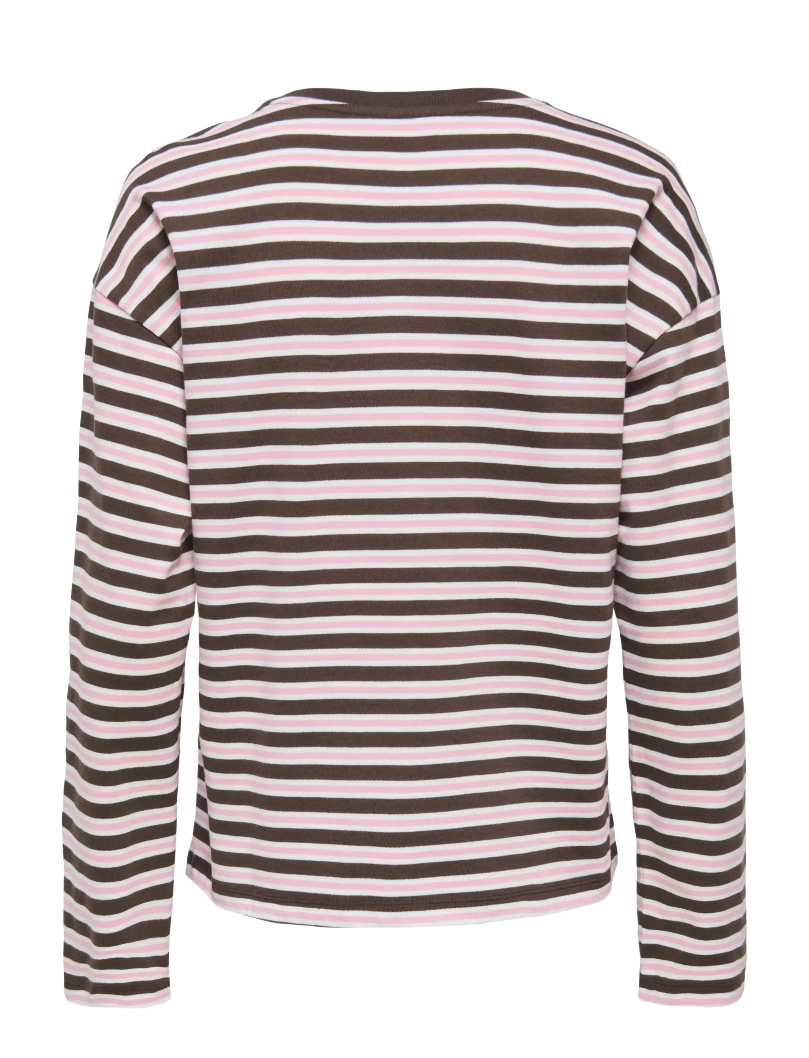 ONLY - ONLNEW SOPH L/S O-NECK TOP BOX JRS - langärmlige tops - black coffee - 2