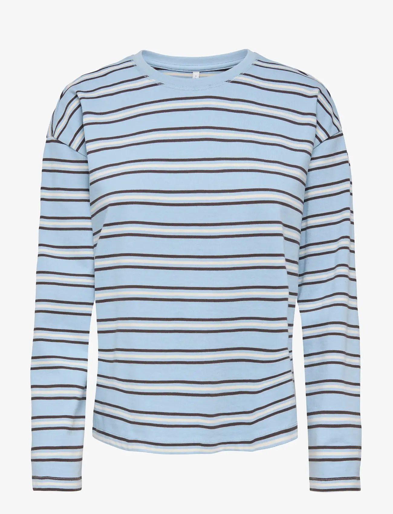 ONLY - ONLNEW SOPH L/S O-NECK TOP BOX JRS - langærmede toppe - soft chambray - 0