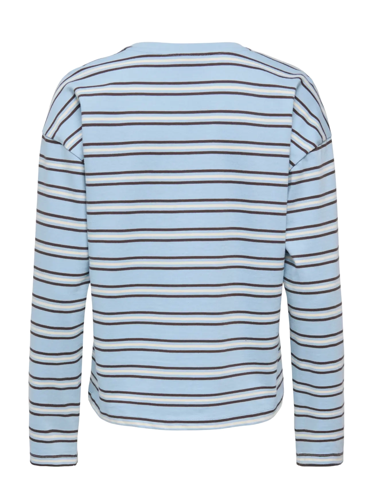 ONLY - ONLNEW SOPH L/S O-NECK TOP BOX JRS - langærmede toppe - soft chambray - 1