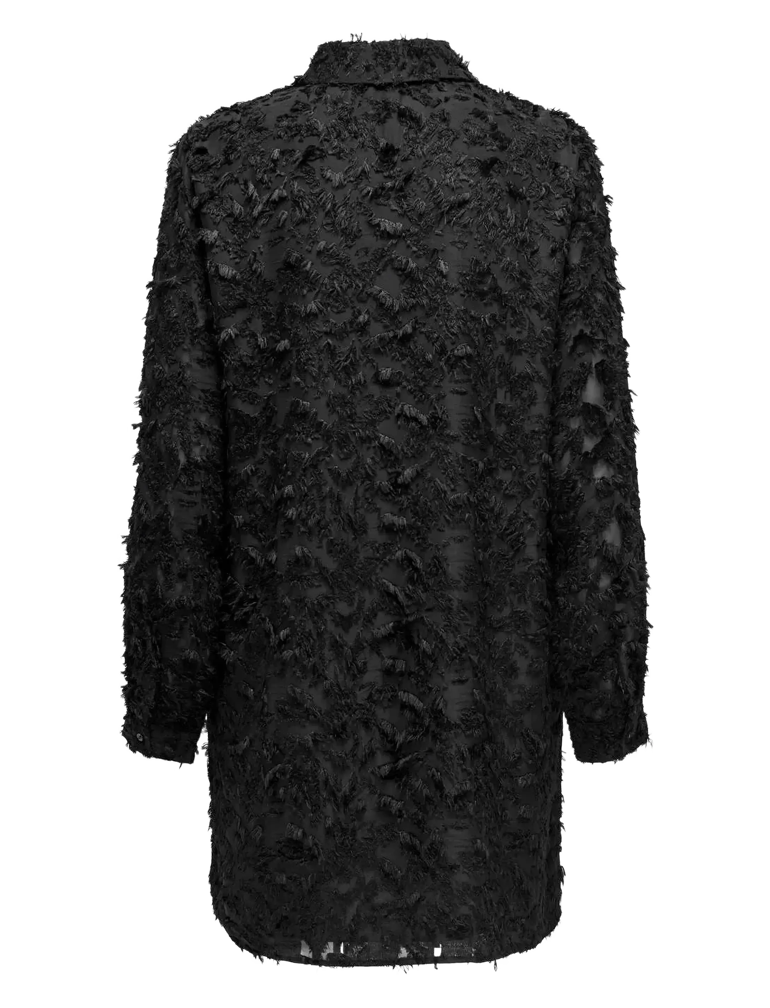 ONLY - ONLSILVIE L/S SHIRT EX PTM - langærmede skjorter - black - 1