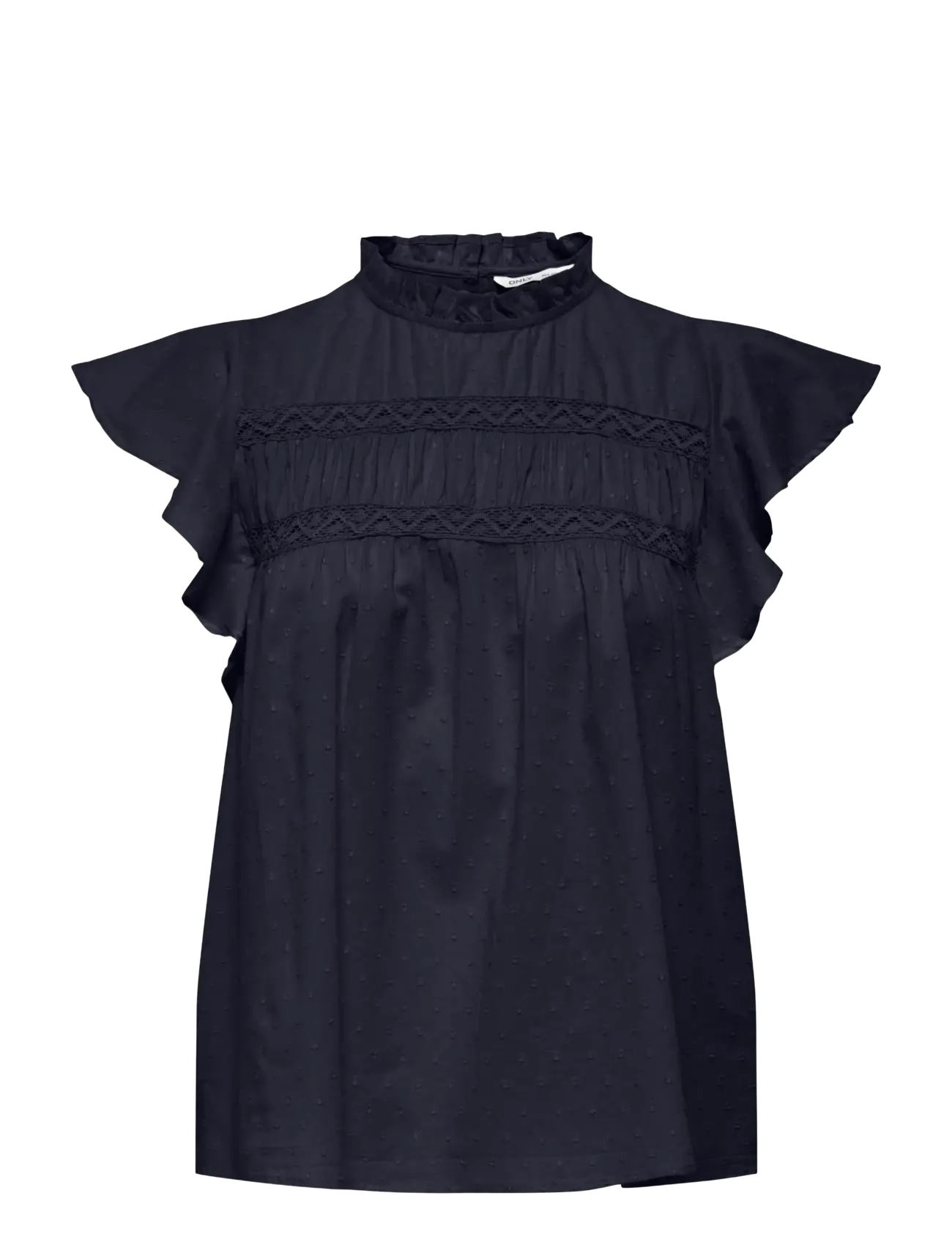 ONLY Onlkatti S/S Dobby Oberteil Wvn Noos Navy - XL - Damen
