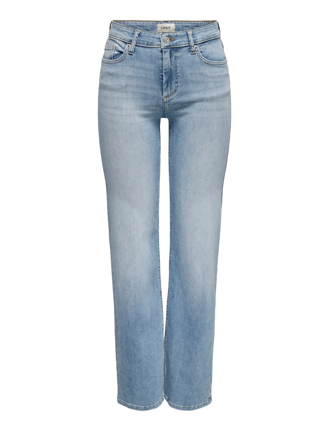 ONLY ONLBLUSH MID STRAIGHT DNM TAI467 NOOS - Denimtøj - LIGHT BLUE DENIM / blue