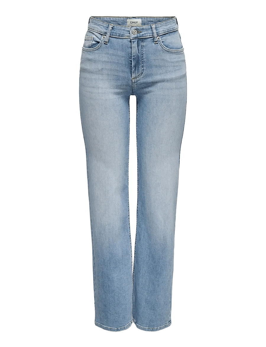 ONLY - ONLBLUSH MID STRAIGHT DNM TAI467 NOOS - light blue denim - 1