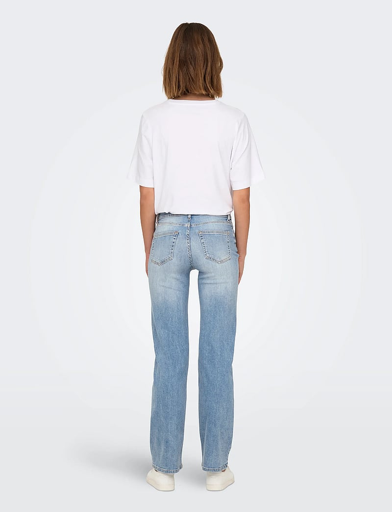 ONLY - ONLBLUSH MID STRAIGHT DNM TAI467 NOOS - raka jeans - light blue denim - 3