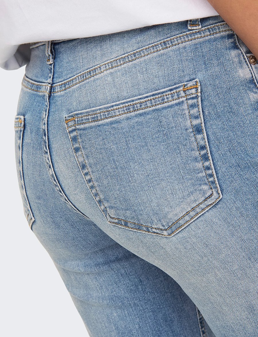ONLY - ONLBLUSH MID STRAIGHT DNM TAI467 NOOS - light blue denim - 4