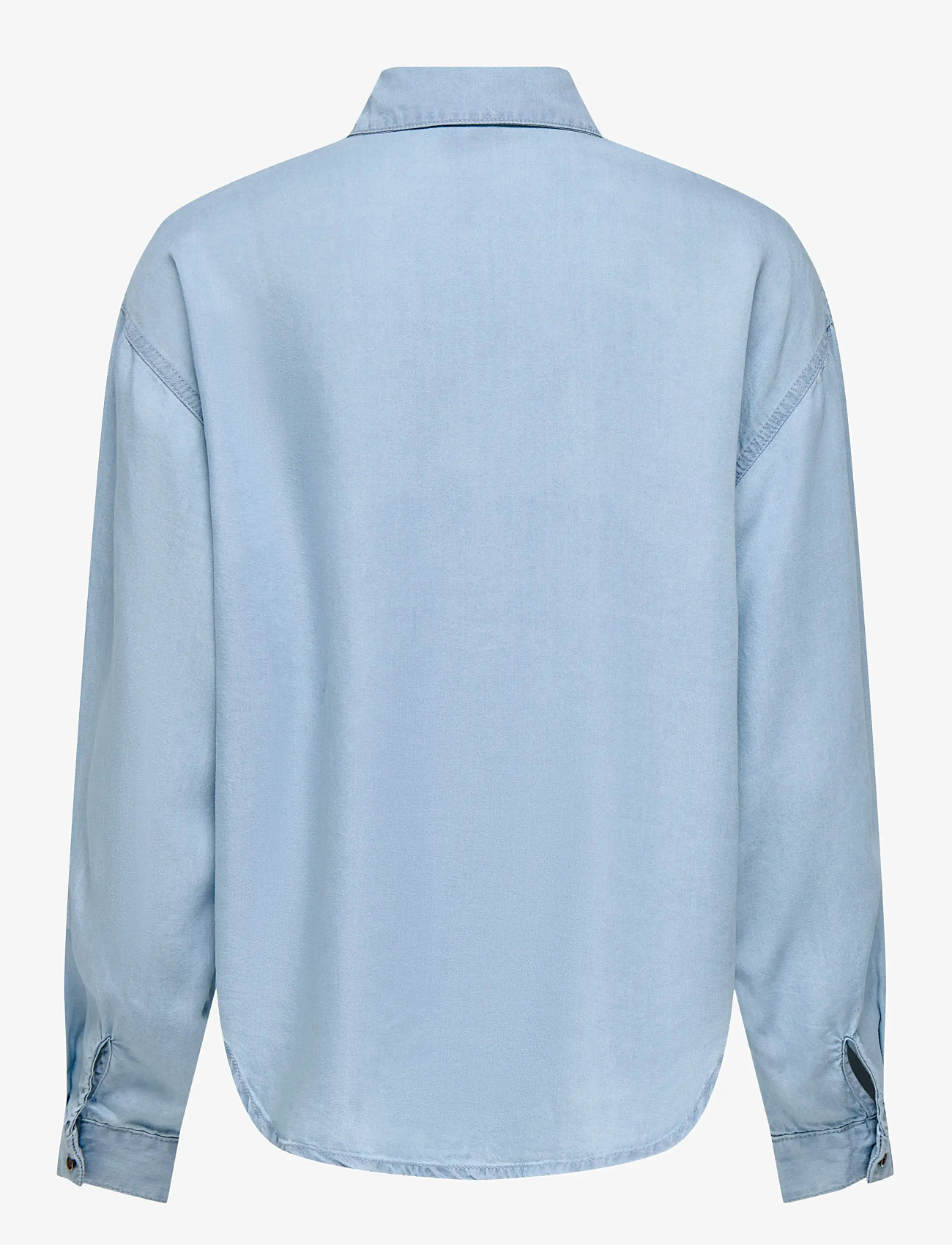 ONLY - ONLCHARIS LIFE LS SHIRT CC WVN - långärmade skjortor - light blue denim - 2