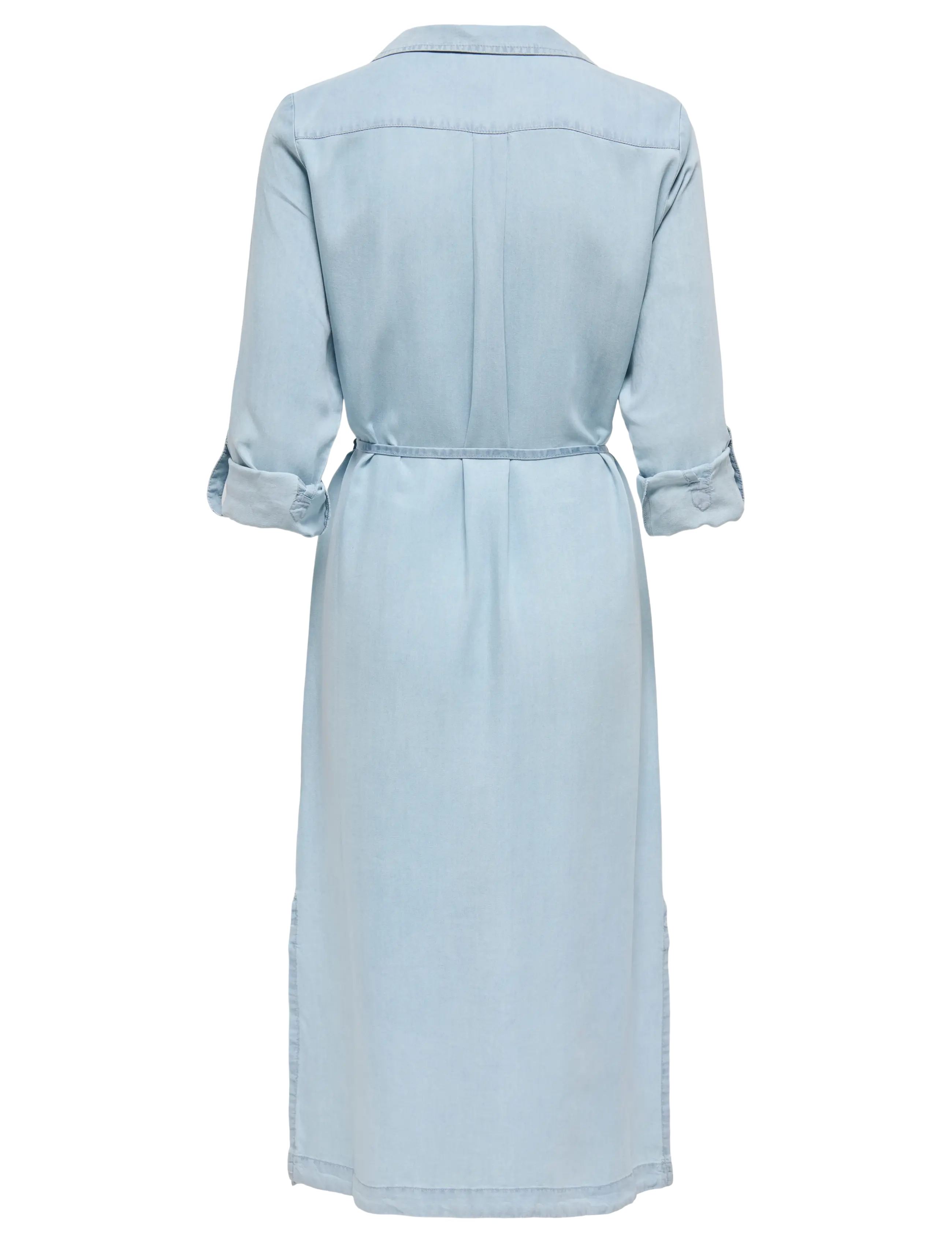 ONLY - ONLCHARIS LIFE LS BEL SHIRT DRESS CC WVN - light blue denim - 2