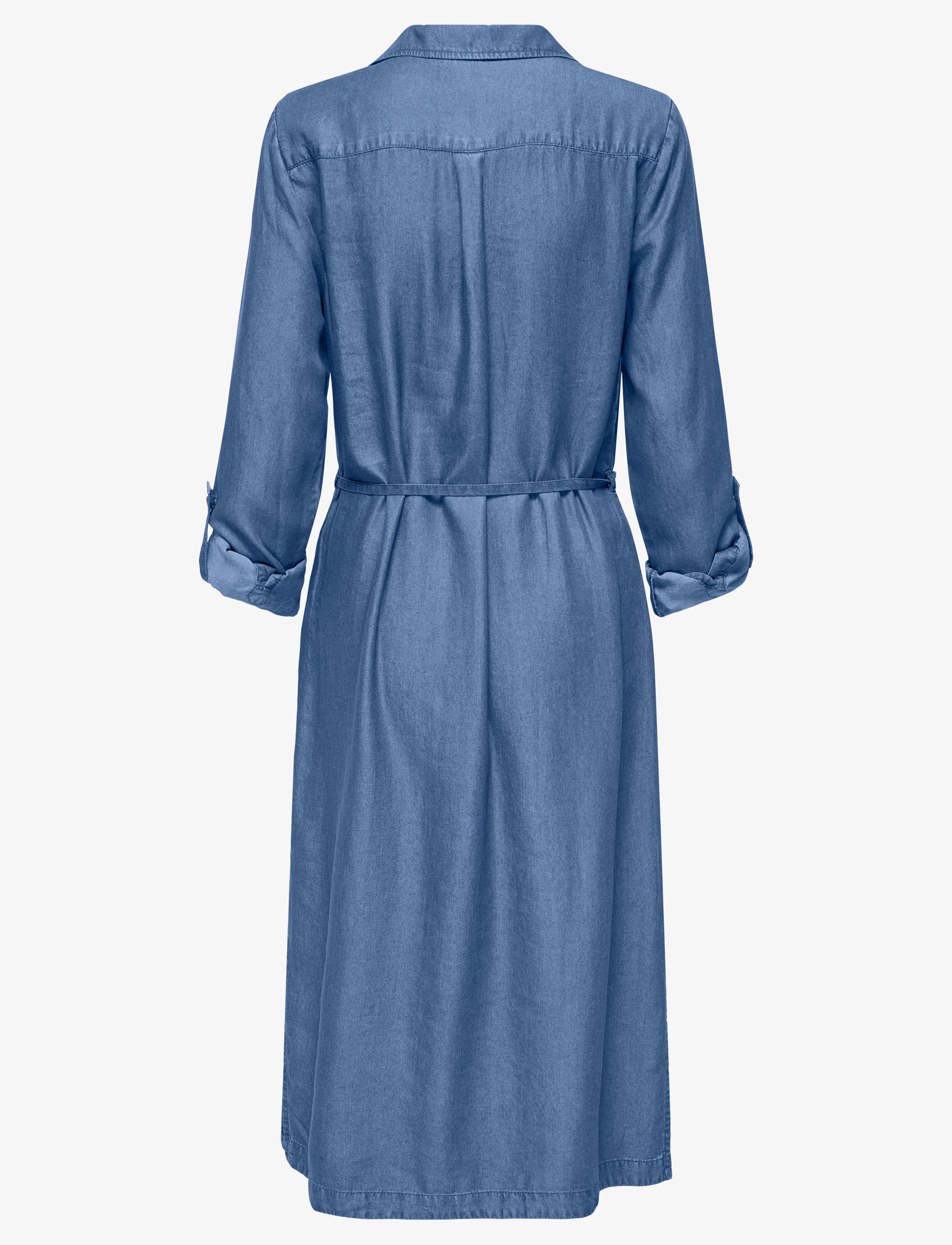 ONLY - ONLCHARIS LIFE LS BEL SHIRT DRESS CC WVN - medium blue denim - 2