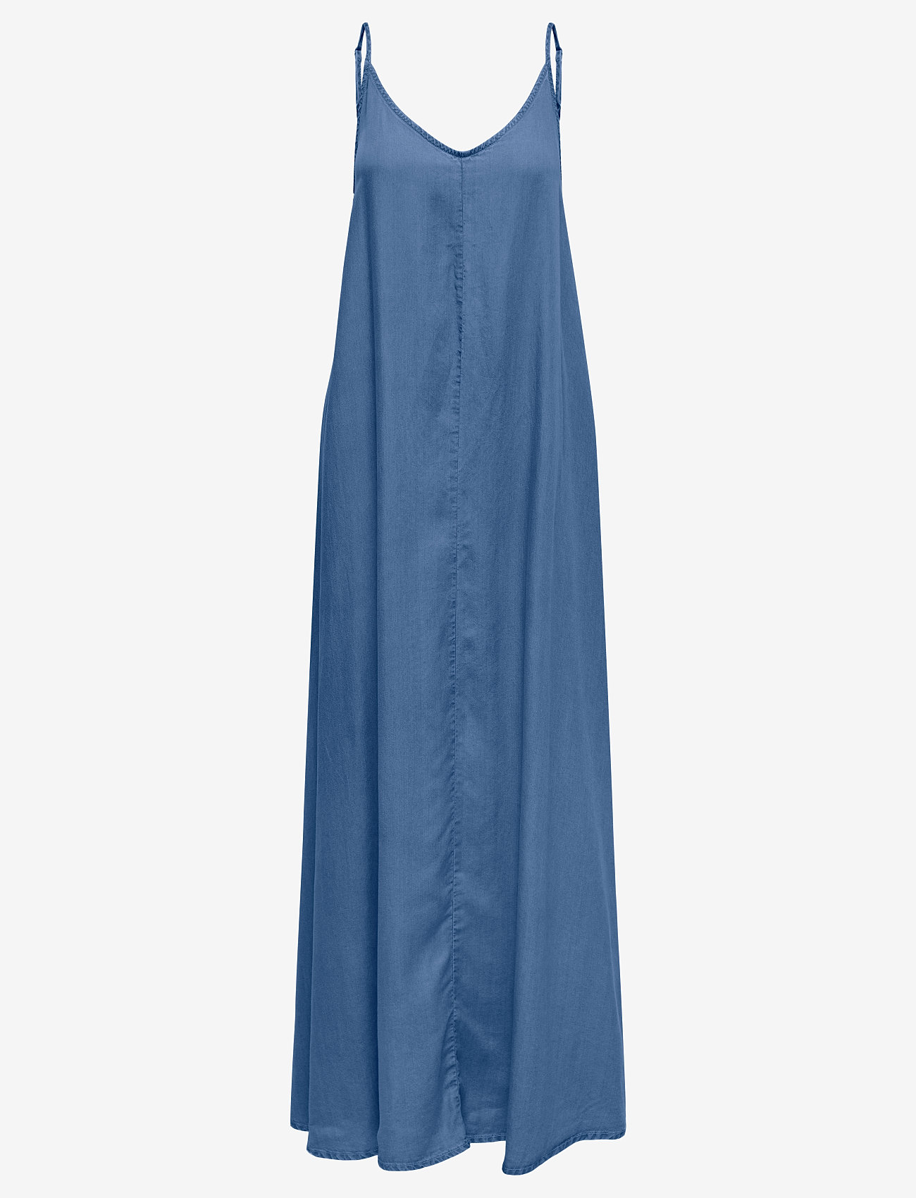 ONLY - ONLCHARIS LIFE STRAP MAXI DRESS CC WVN - Õlapaeltega kleidid - medium blue denim - 0