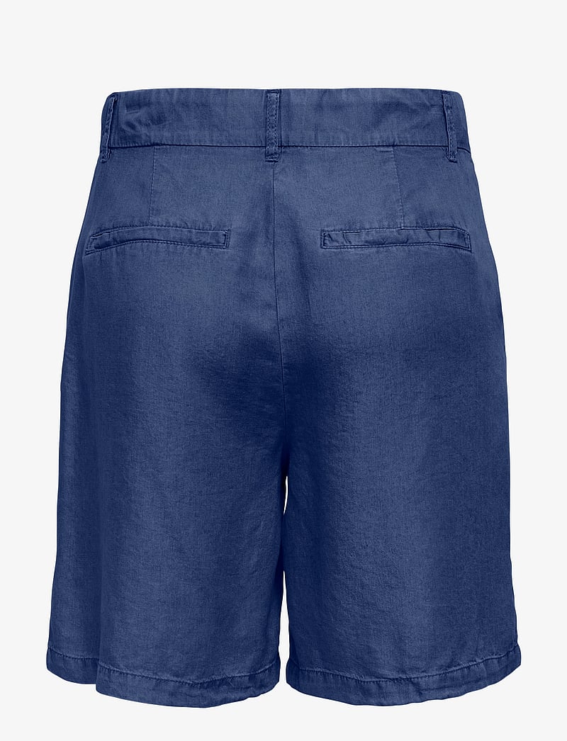 ONLY - ONLCHARIS LIFE MW LONG SHORT CC WVN - casual shorts - dark blue denim - 1