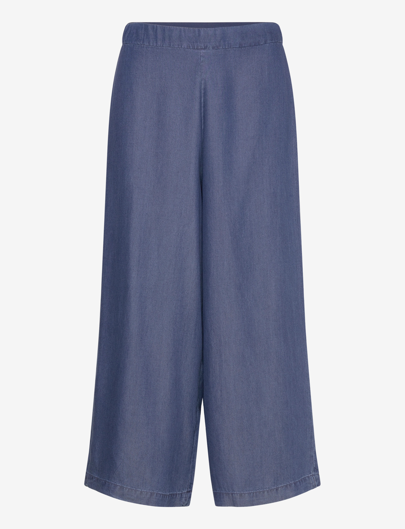 ONLY - ONLCHARIS LIFE LONG CULOTTE PANT CC WVN - culottes - dark blue denim - 0