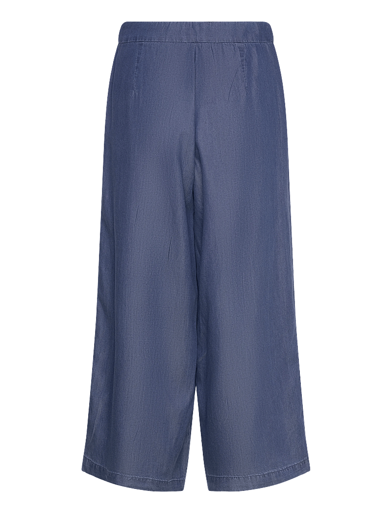 ONLY - ONLCHARIS LIFE LONG CULOTTE PANT CC WVN - culottes - dark blue denim - 1