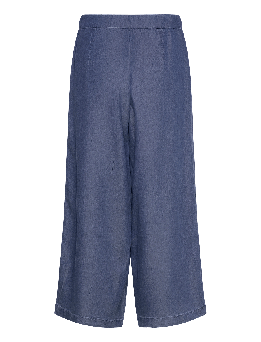 ONLY - ONLCHARIS LIFE LONG CULOTTE PANT CC WVN - culottes - dark blue denim - 1
