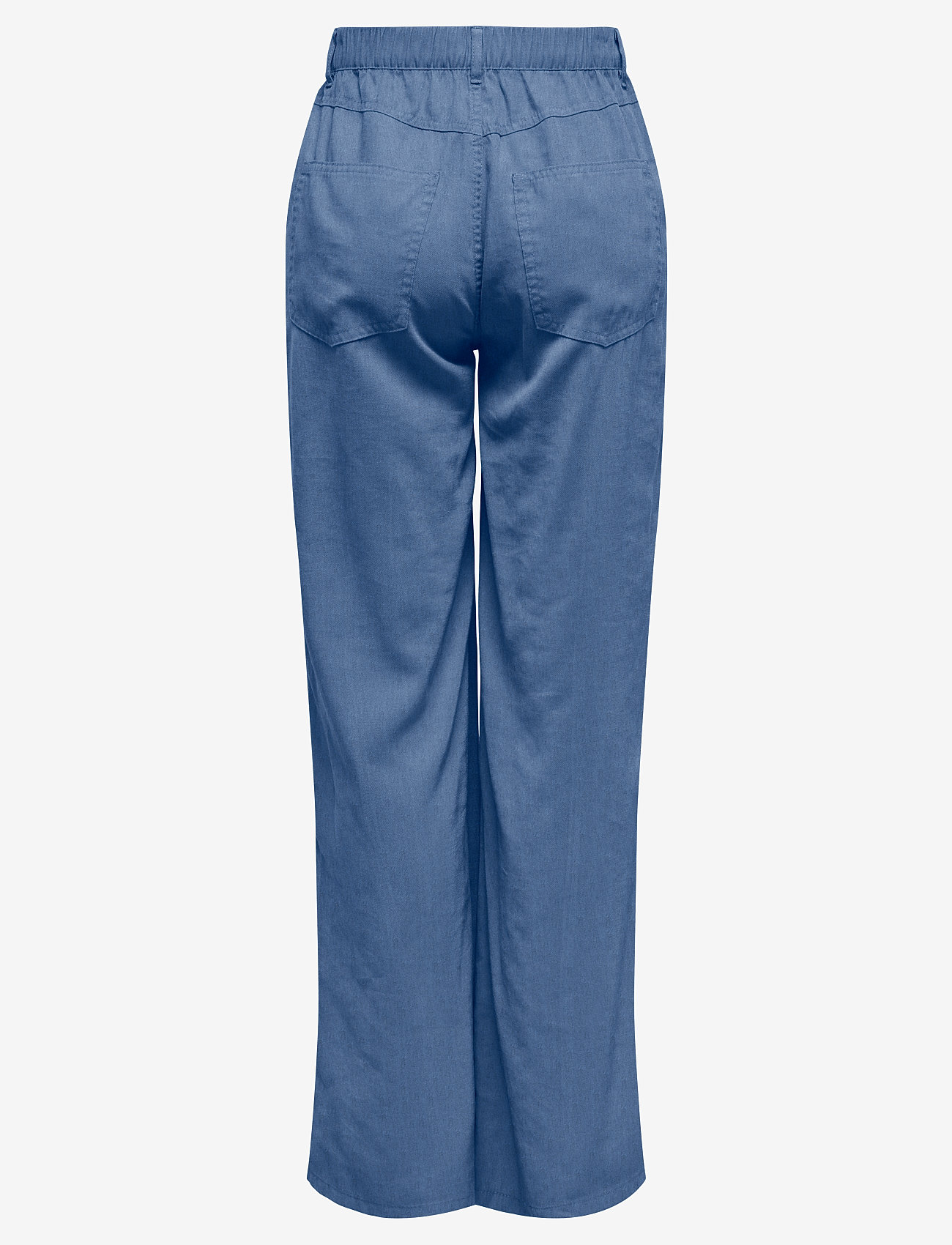 ONLY - ONLCHARIS LIFE MW PANT CC WVN - straight leg hosen - medium blue denim - 1