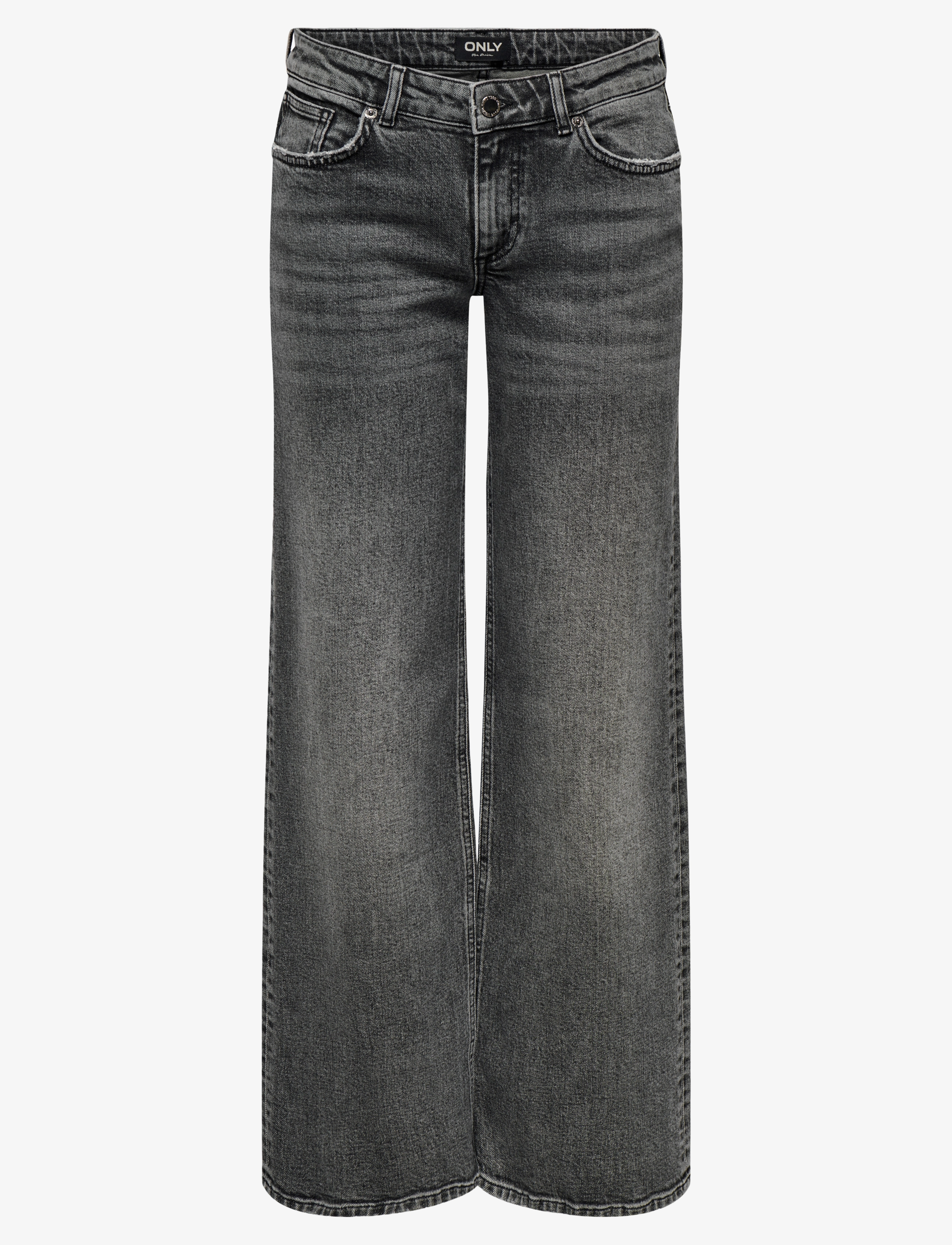ONLY - ONLJUICY LW WIDE DNM DOT890 NOOS - dark grey denim - 1