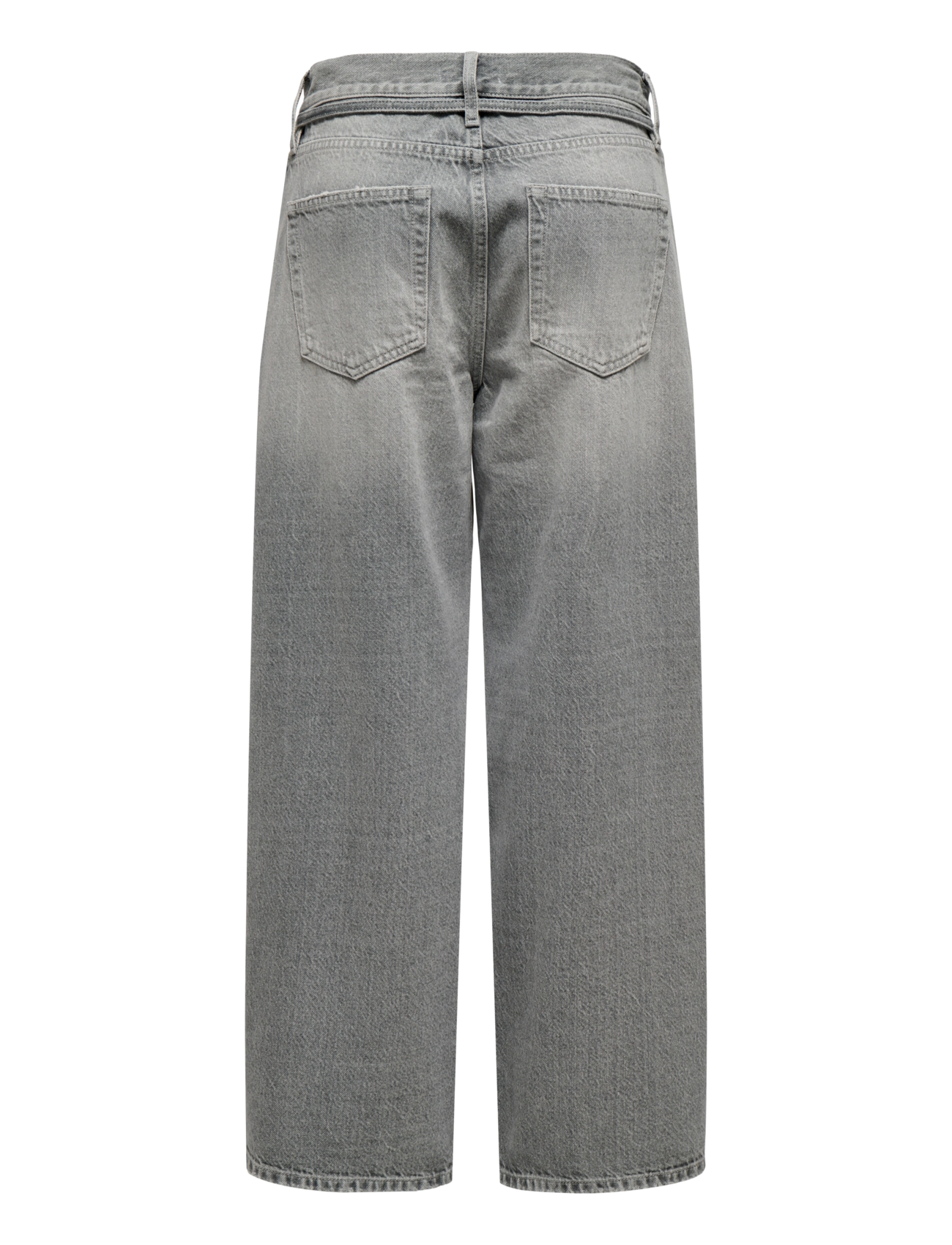 ONLY - ONLGIANNA MW STRAIGHT DNM DOT757 NOOS - hosen mit weitem bein - medium grey denim - 2