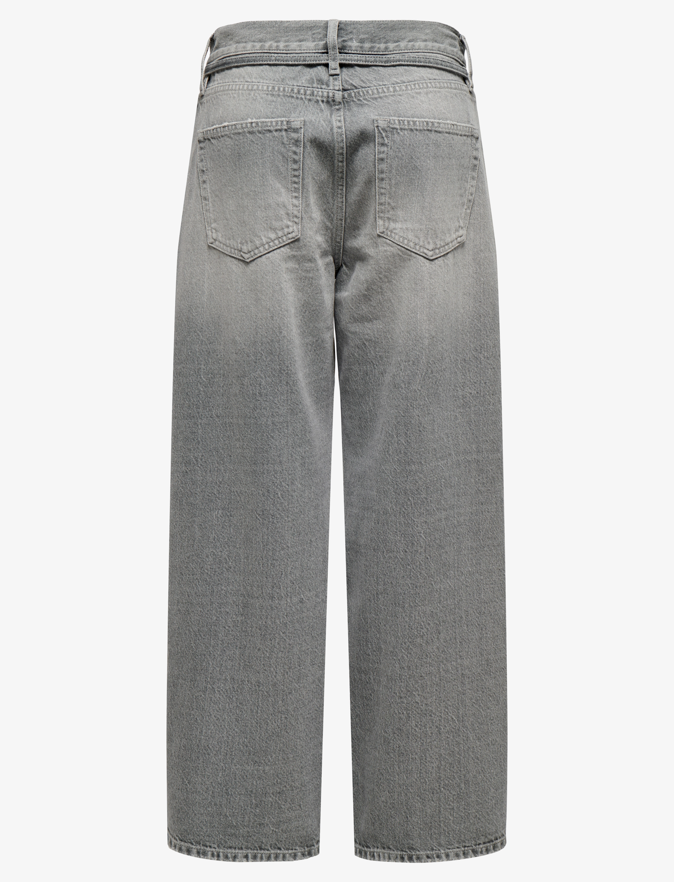 ONLY - ONLGIANNA MW STRAIGHT DOT757 DNM NOOS - platūs džinsai - medium grey denim - 2