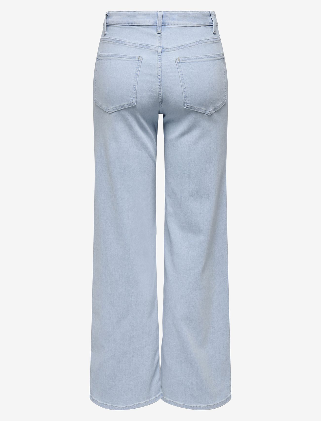 ONLY - ONLMADISON BLUSH HW WIDE DNM CRO495 NOOS - brede jeans - light blue bleached denim - 2
