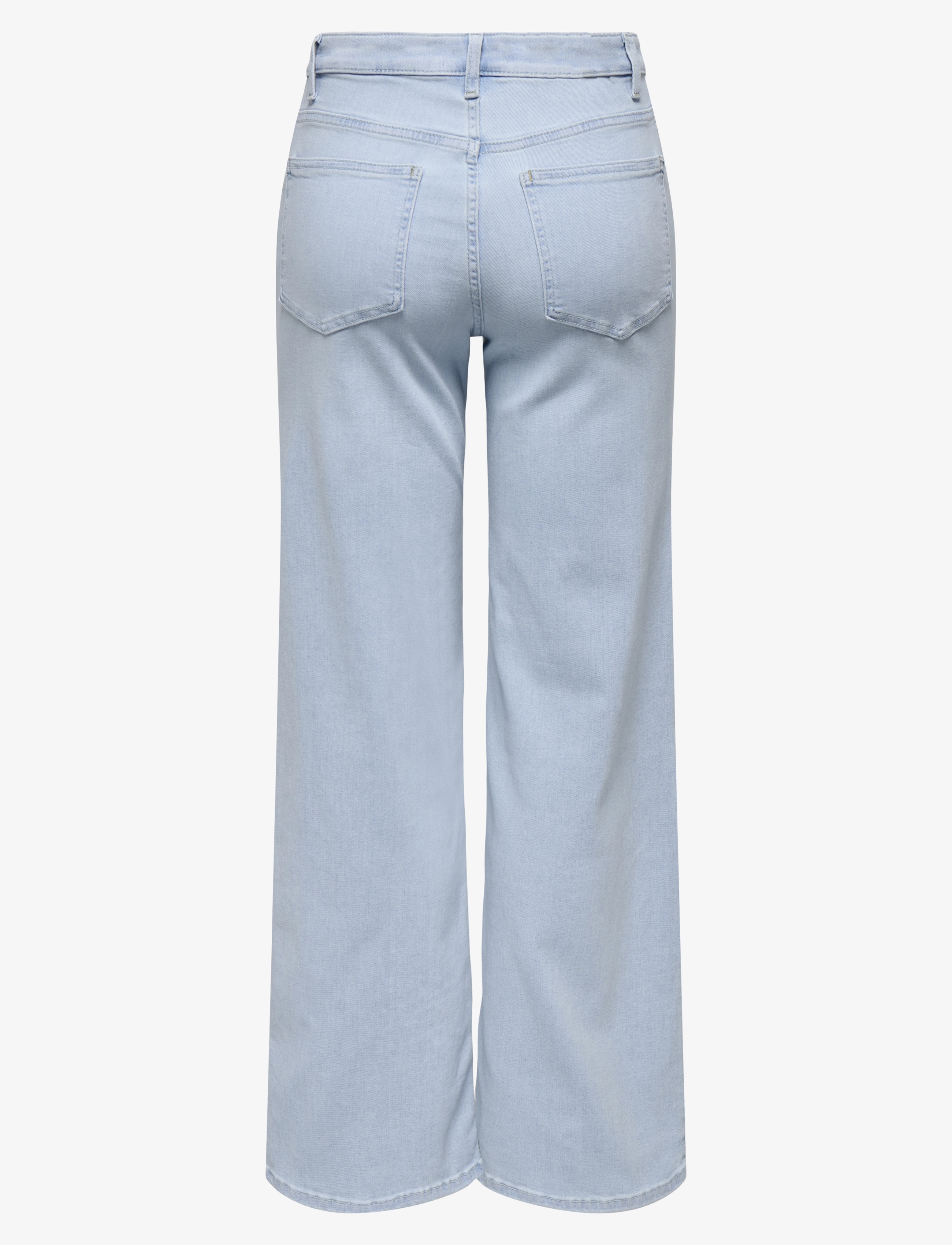 ONLY - ONLMADISON BLUSH HW WIDE DNM CRO495 NOOS - laia säärega teksad - light blue bleached denim - 2