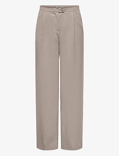 ONLY ONLMADISON WIDE PANT - Broek - black/zwart ONLY ONLMADISON WIDE PANT - Broek - black/zwart
