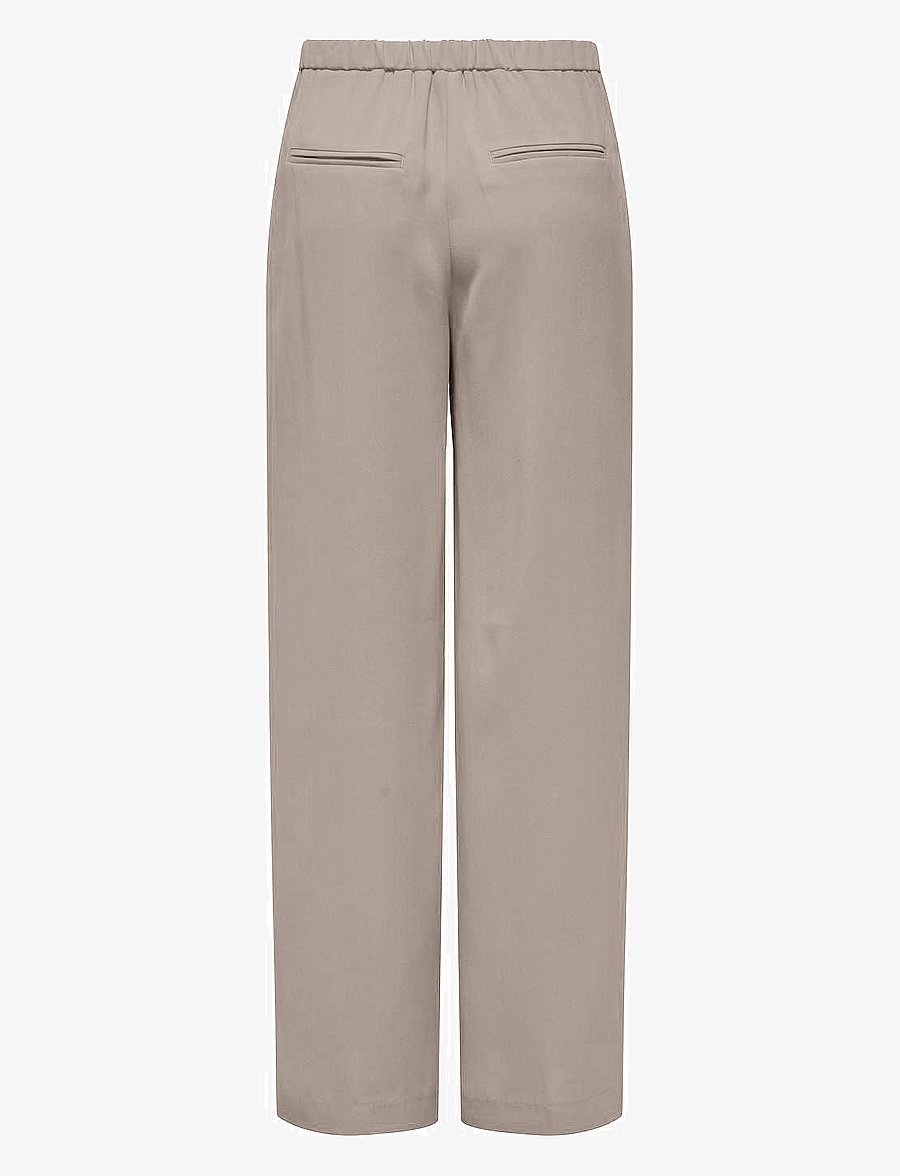 ONLY - ONLLEILA LIFE MW WIDE PANT CC TLR - bukser med brede ben - string - 1