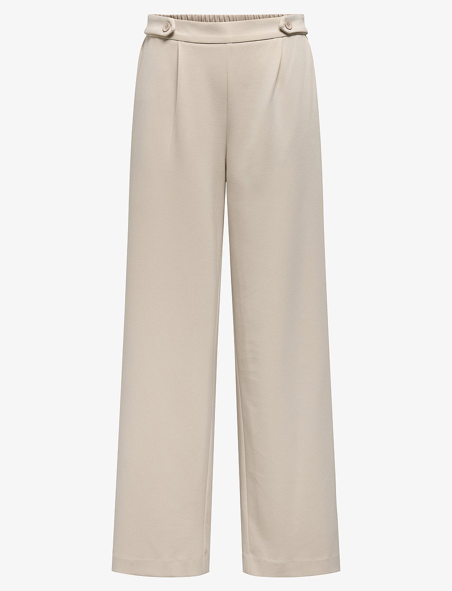 ONLY - ONLCAROLINA LIFE HW WIDE PANT CC TLR - bukser med brede ben - silver gray - 0