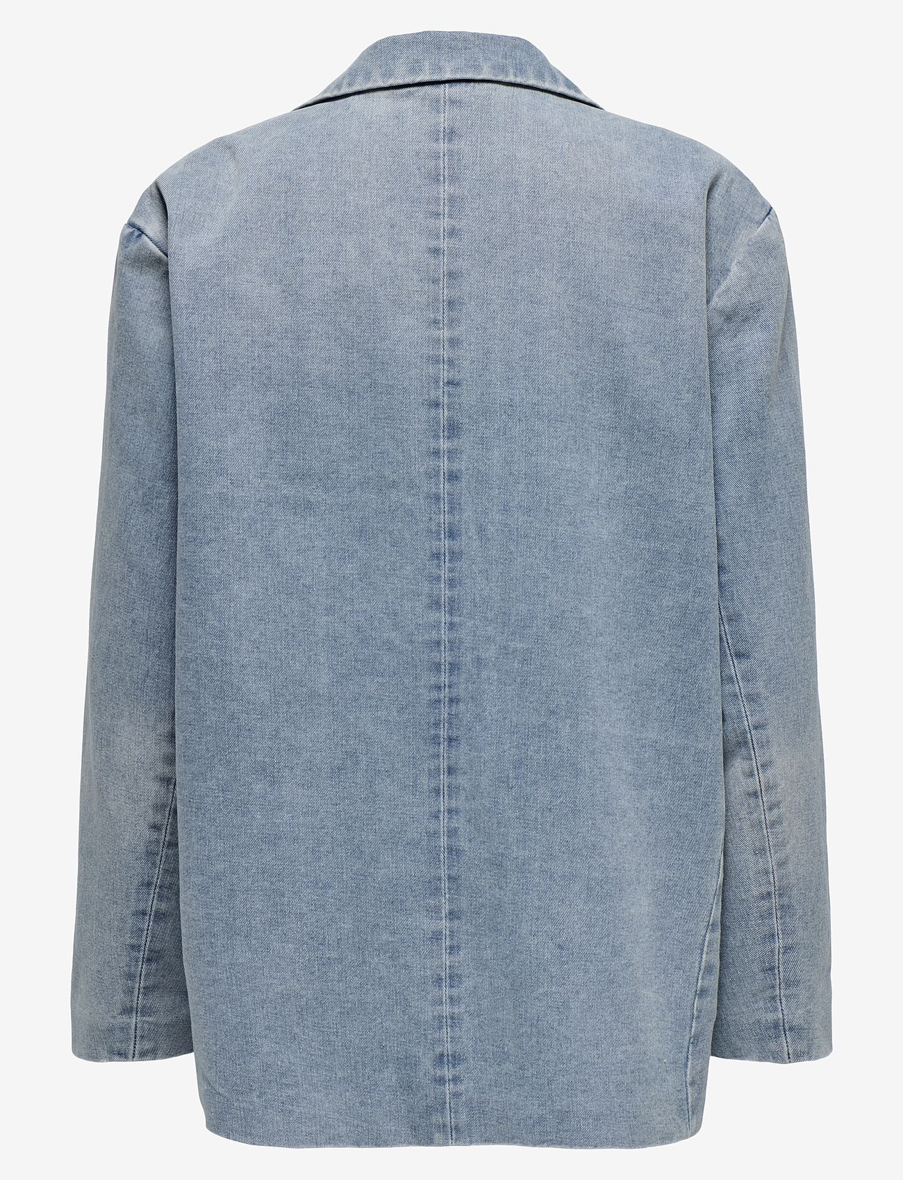 ONLY - ONLCORY LS DNM BLAZER GUA - enkeltradede blazere - light blue denim - 2