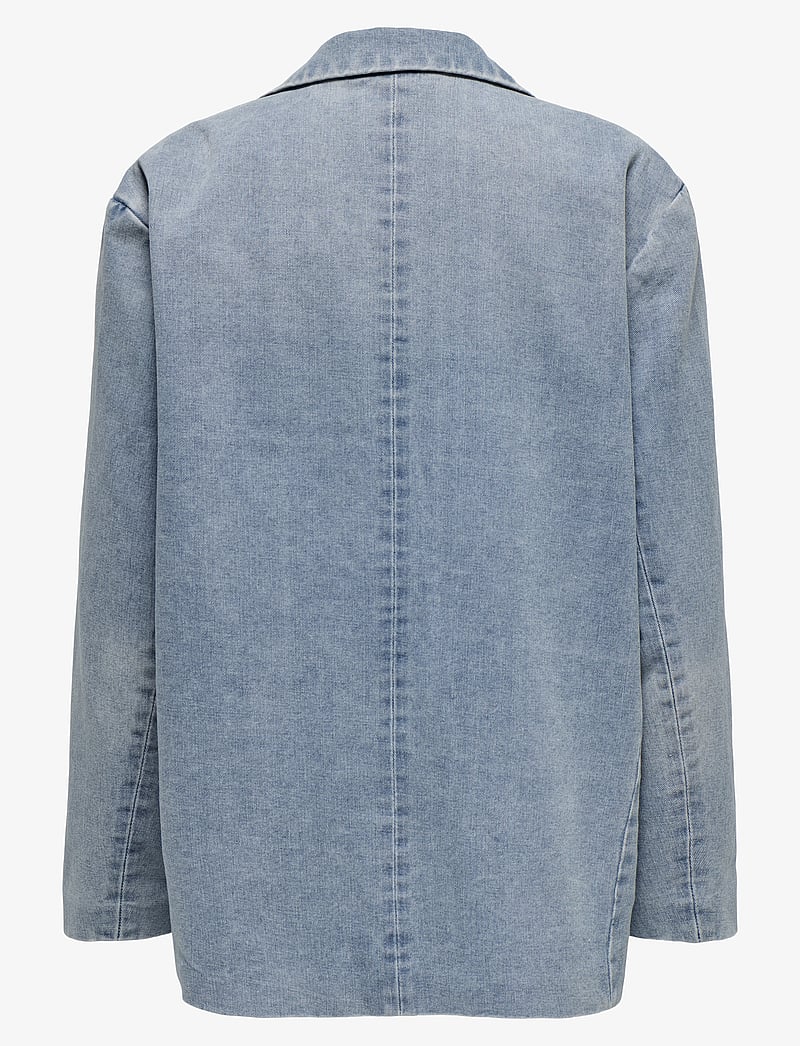 ONLY - ONLCORY LS DNM BLAZER GUA - enkeltradede blazere - light blue denim - 2