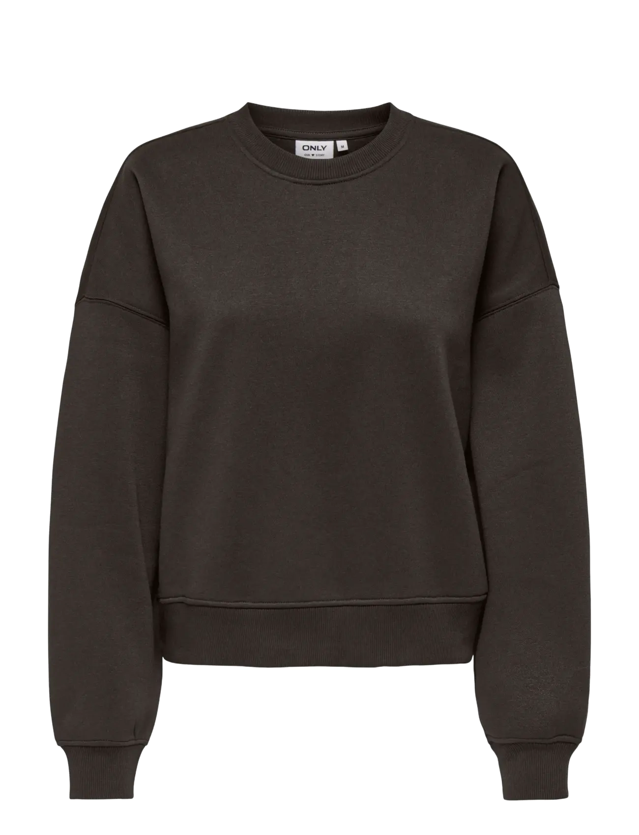 ONLY ONLBEST L/S CREW NECK SWT NOOS - Sweatshirts & Kapuzenpullover - CHOCOLATE TORTE / brown