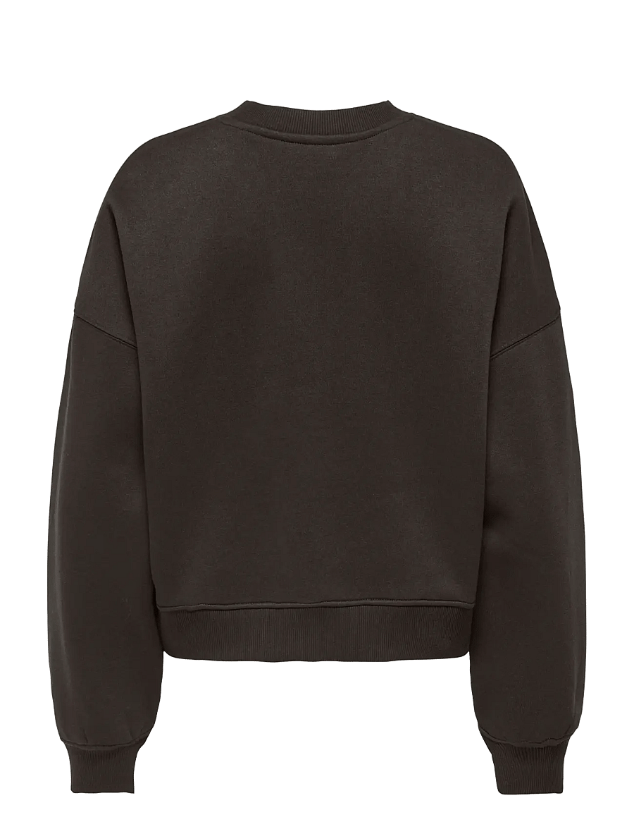 ONLY - ONLBEST L/S CREW NECK SWT NOOS - chocolate torte - 2