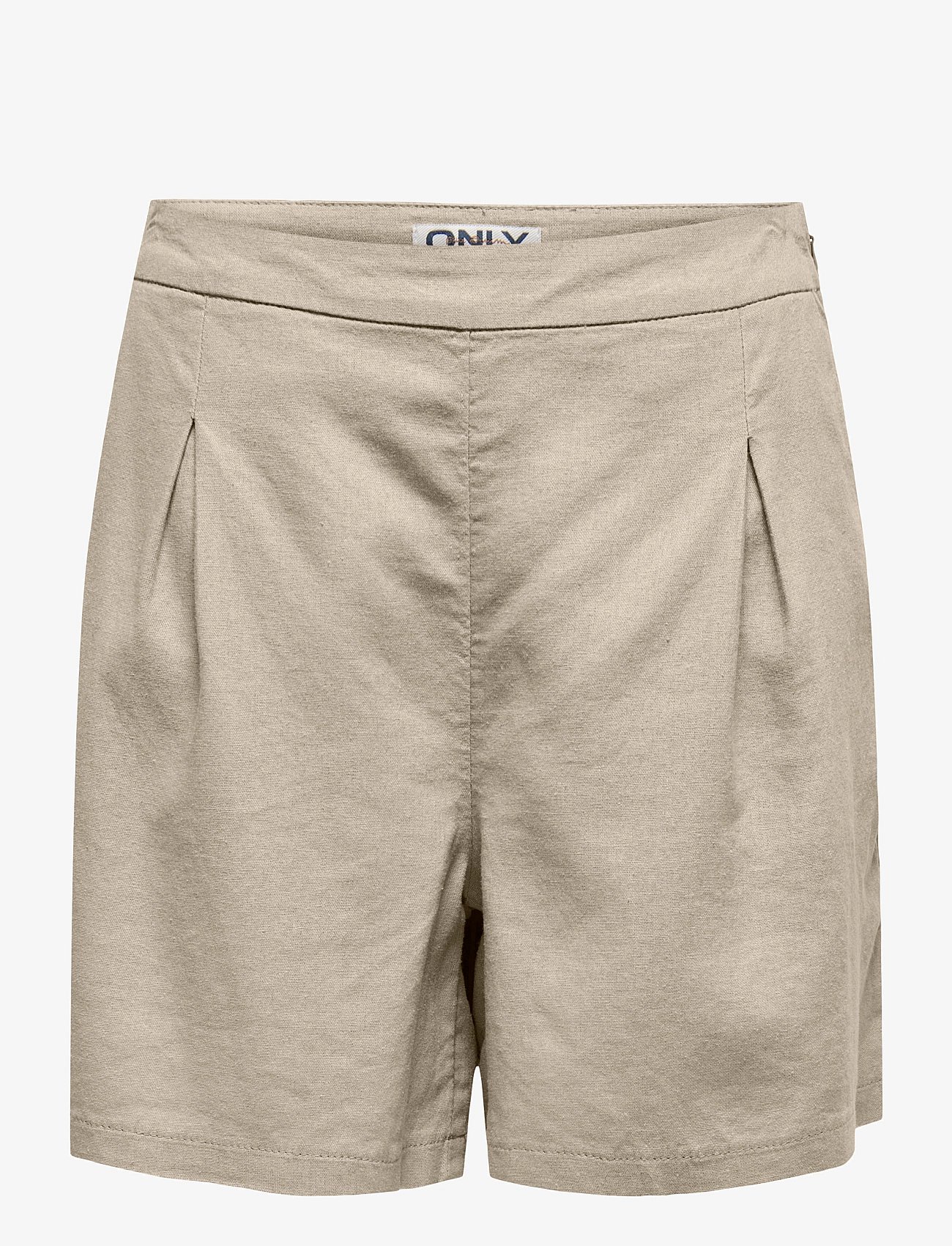 ONLCARO HW LINEN BL PLEAT SHORTS CC PNT - OXFORD