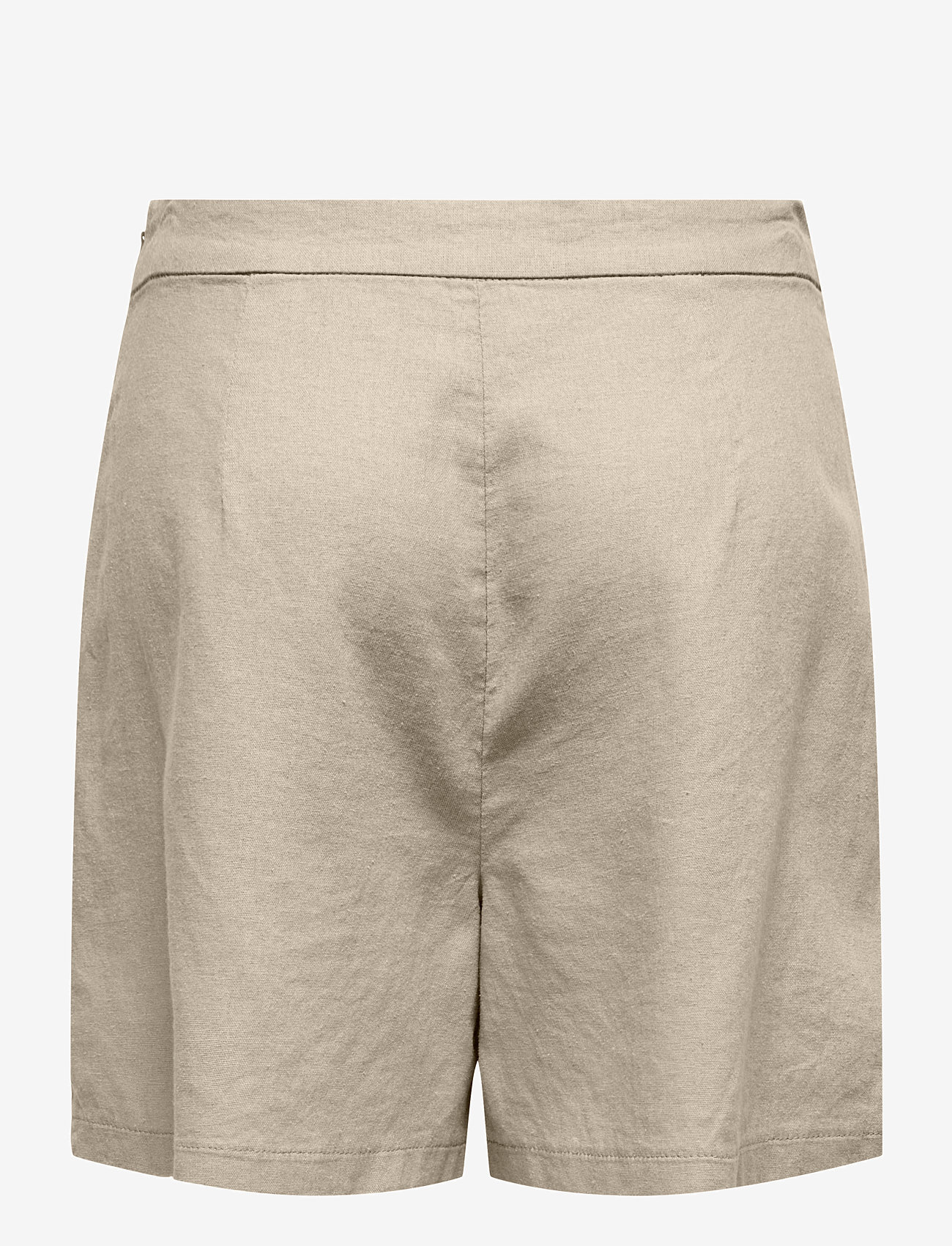 ONLY - ONLCARO HW LINEN BL PLEAT SHORTS CC PNT - leinen-shorts - oxford tan - 1