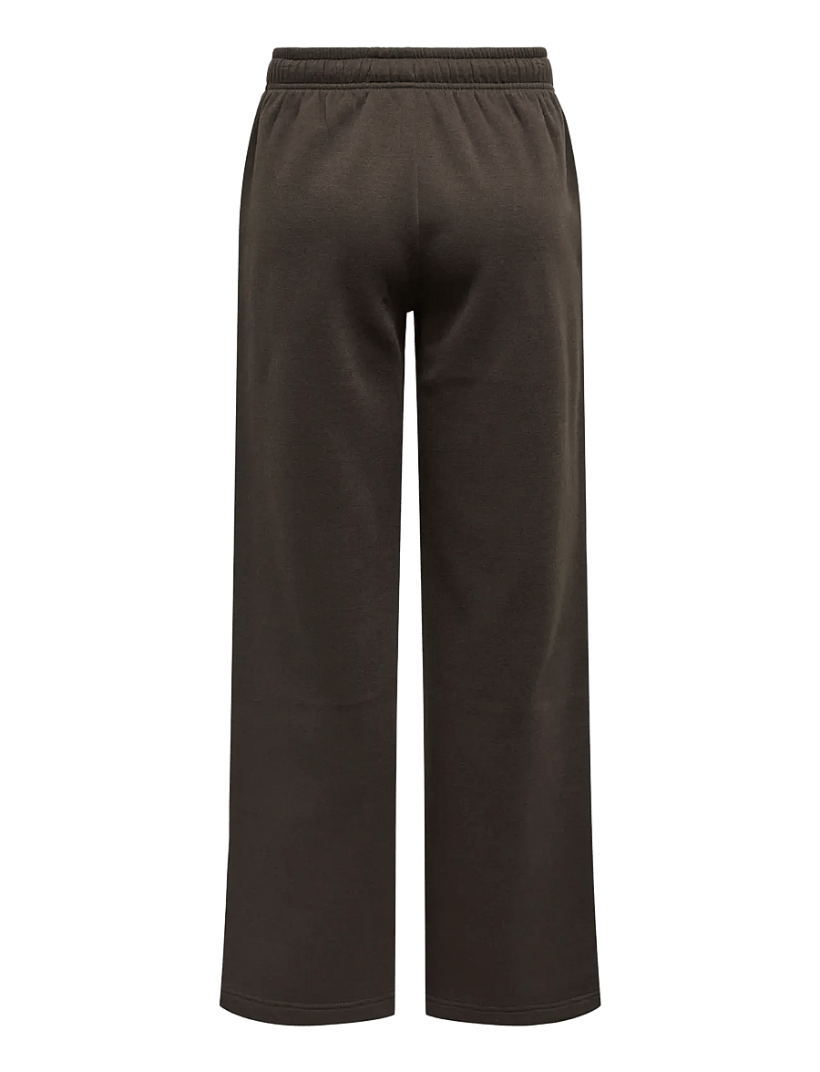 ONLY - ONLBEST STRAIGHT PANT SWT - hosen mit weitem bein - chocolate torte - 2