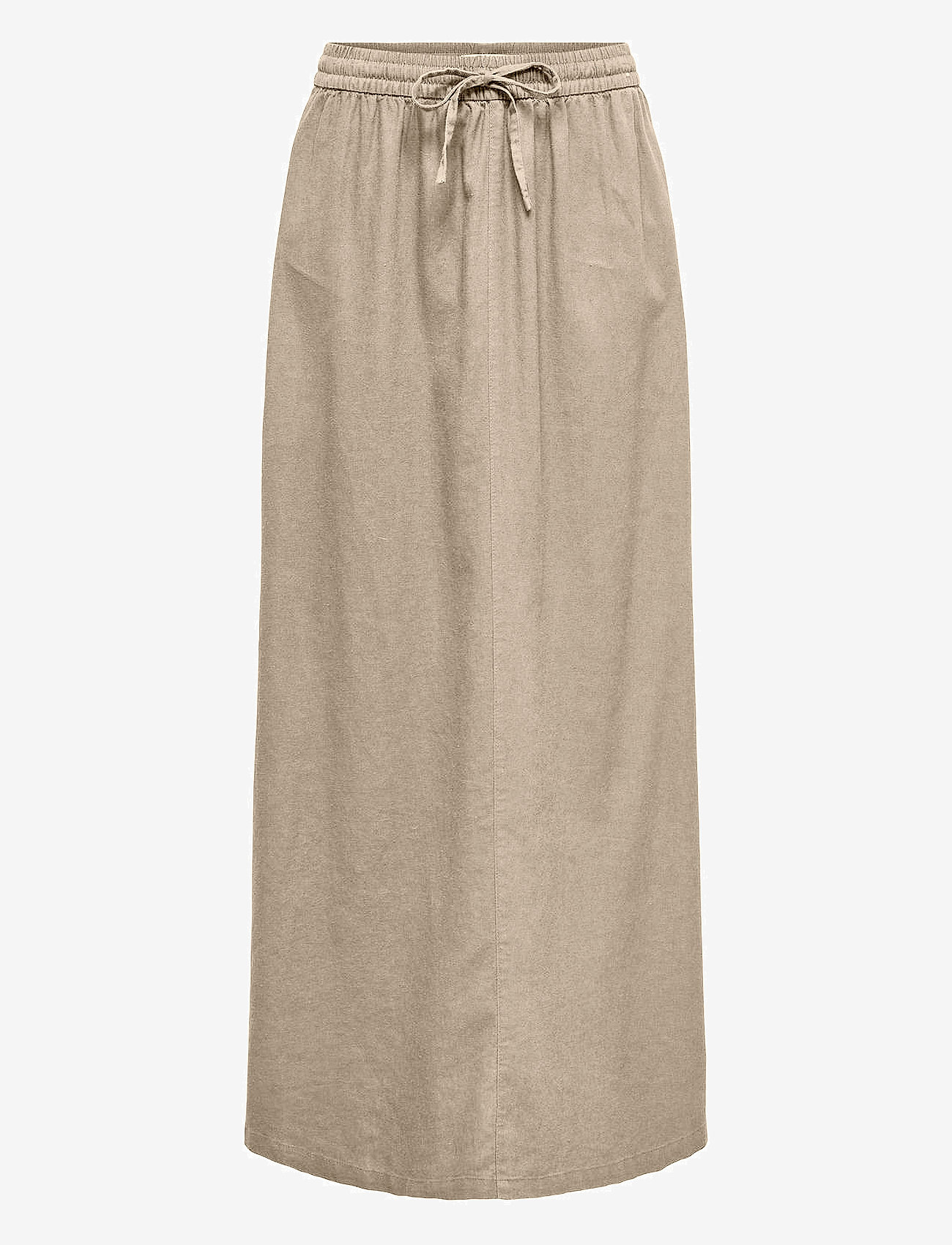 ONLY - ONLCARO HW LINEN BL LONG SKIRT CC PNT - maxi röcke - oxford tan - 1