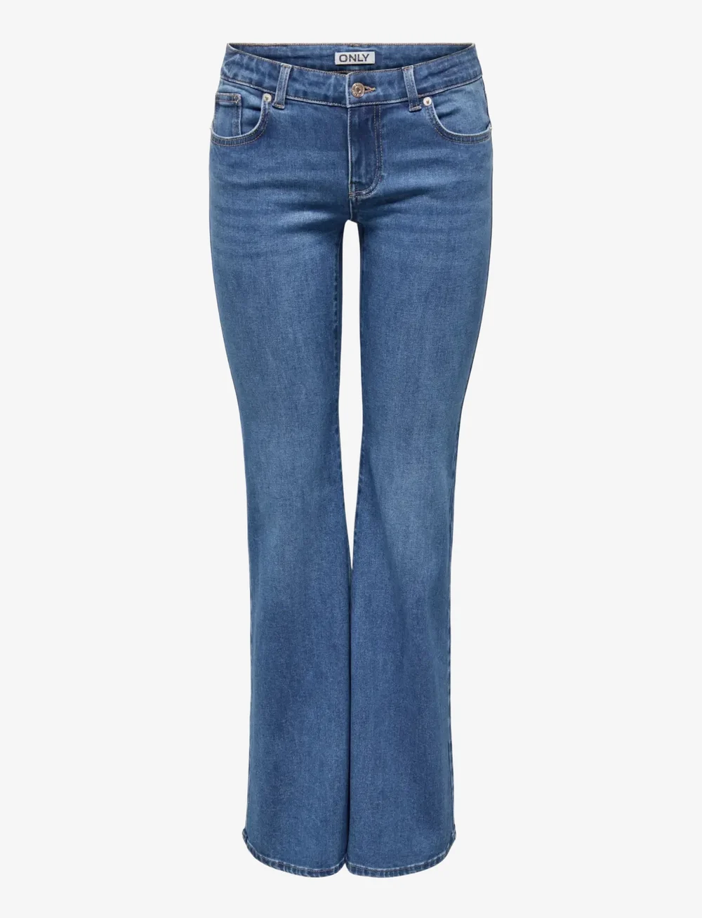 ONLY - ONLTIGER LW WIDE MB FLARED DNM PIM - flared jeans - medium blue denim - 1