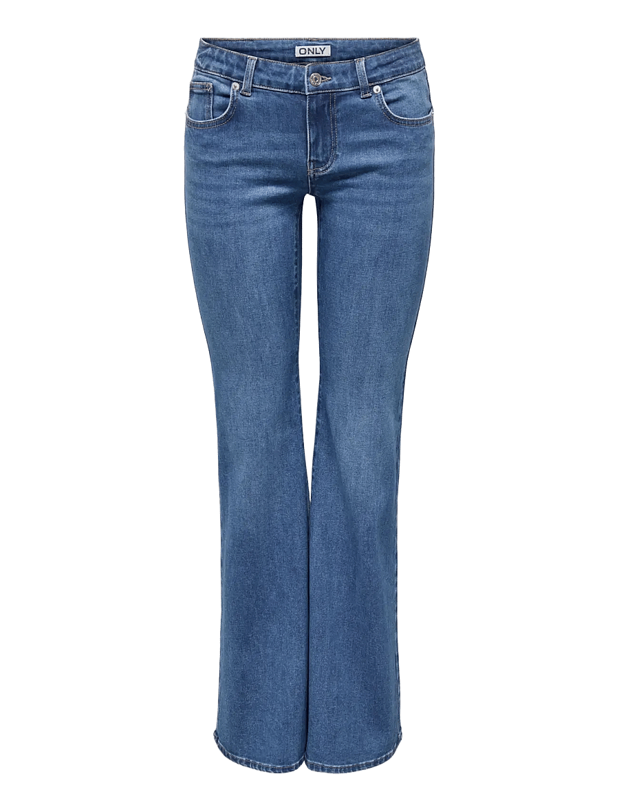 ONLY - ONLTIGER LW WIDE MB FLARED DNM PIM - medium blue denim - 1