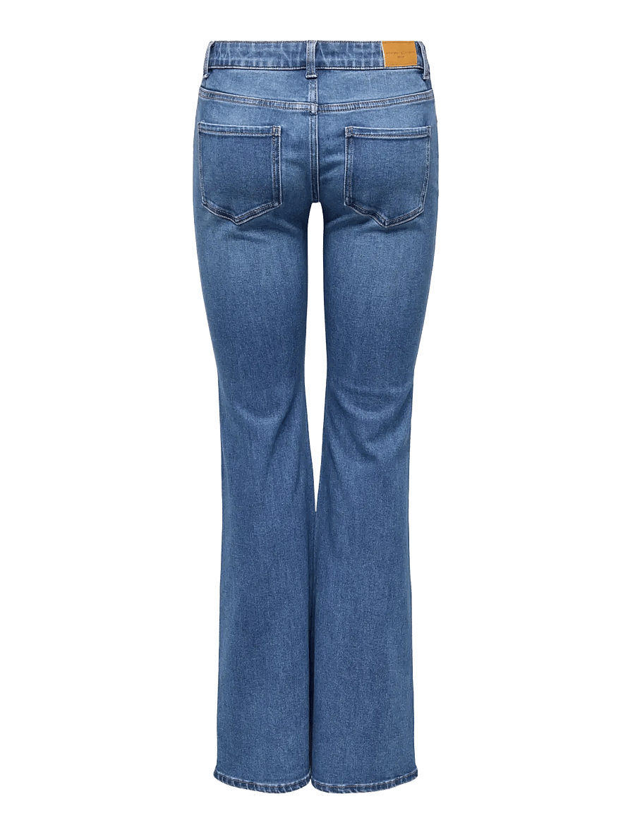 ONLY - ONLTIGER LW WIDE MB FLARED DNM PIM - medium blue denim - 2