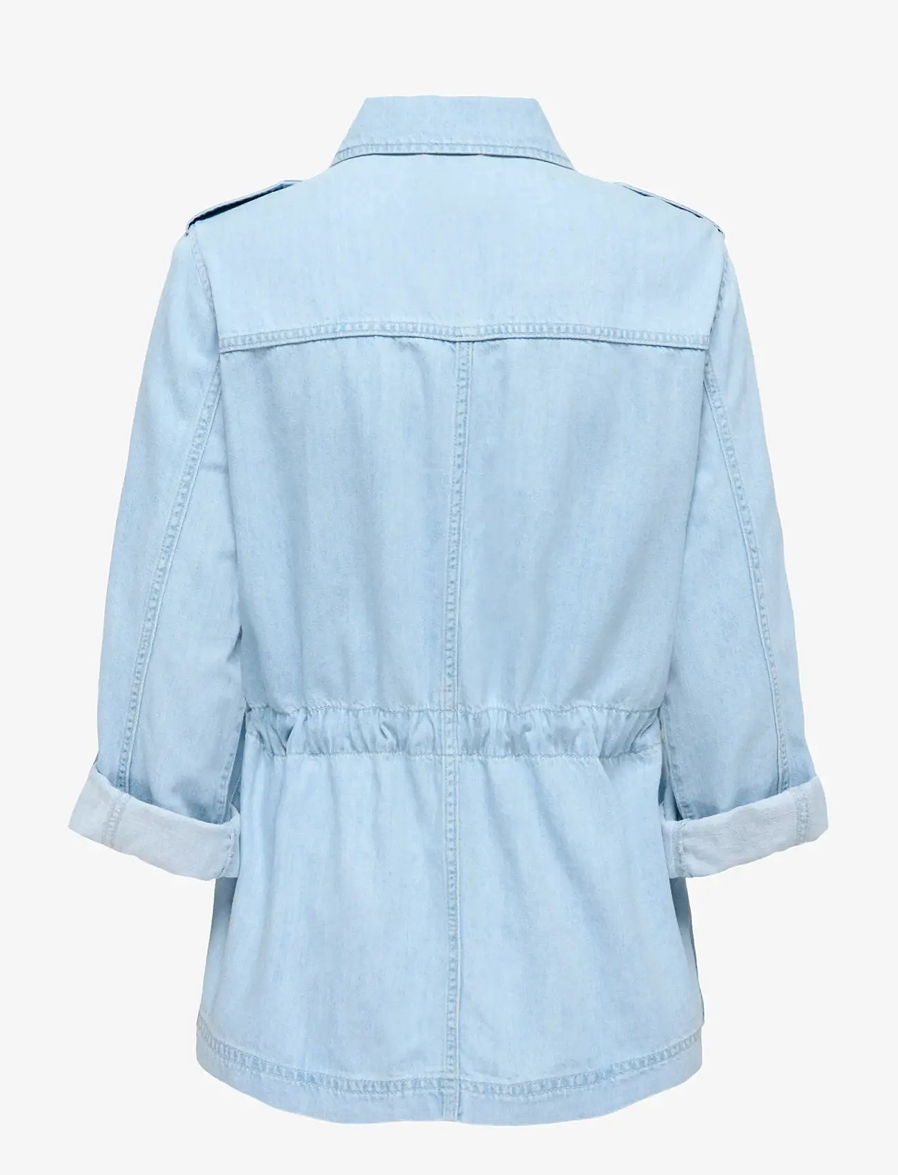 ONLY - ONLKENYA L/S UTILITY DNM JKT AKM - frühlingsjacken - light blue denim - 1