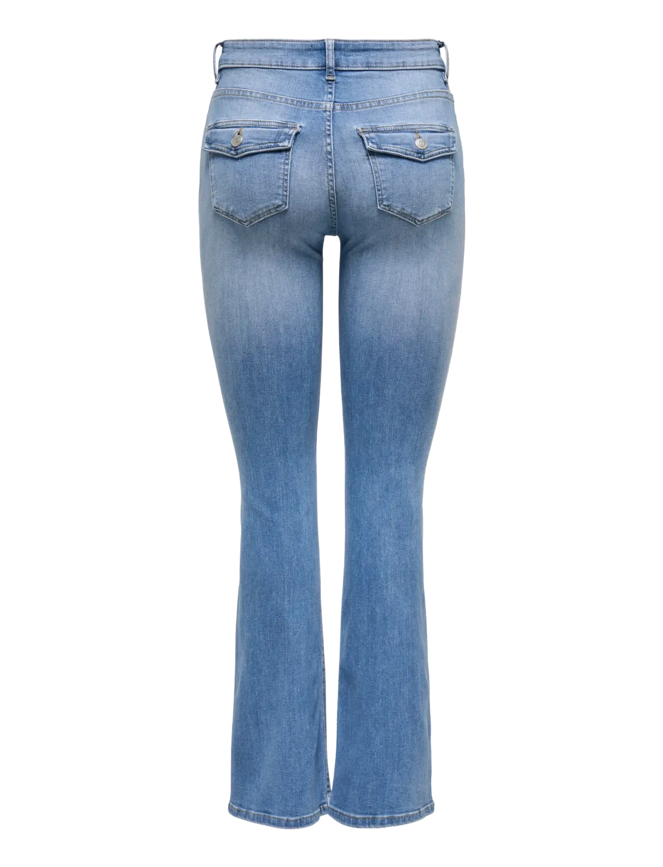 ONLY - ONLBLUSH MW B-P FLARED TAI222 DNMNOOS - schlaghosen - medium blue denim - 2