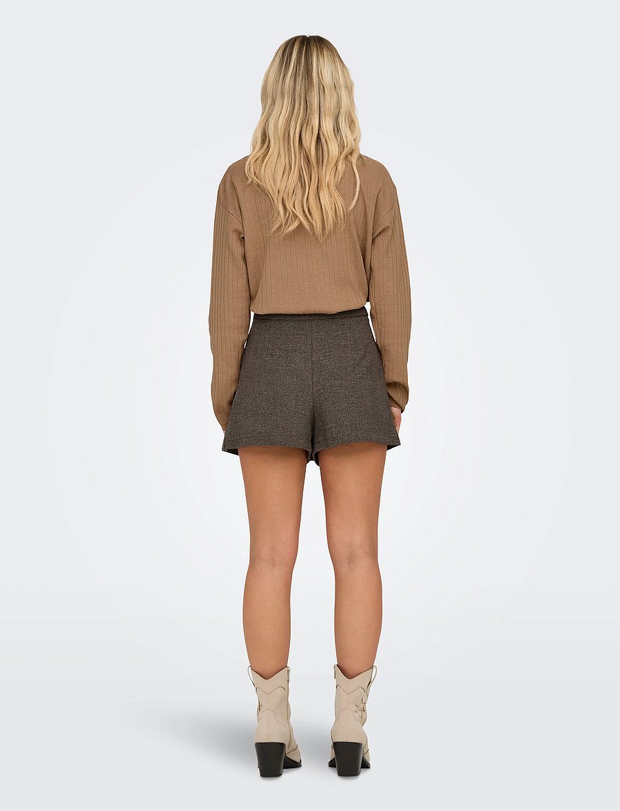 ONLY - ONLELLY-DELL HW PLEAT SKORT TLR NOOS - black - 3