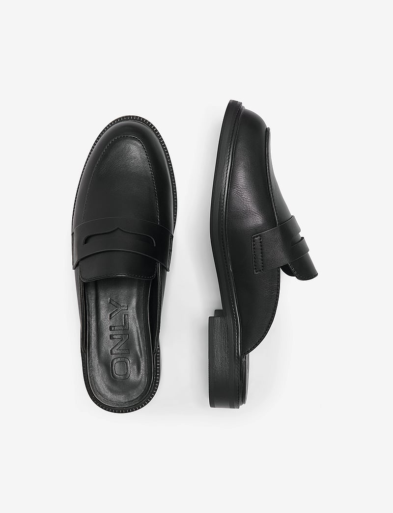 ONLY - ONLLUX-10 PU MULE - mules med klack - black - 2