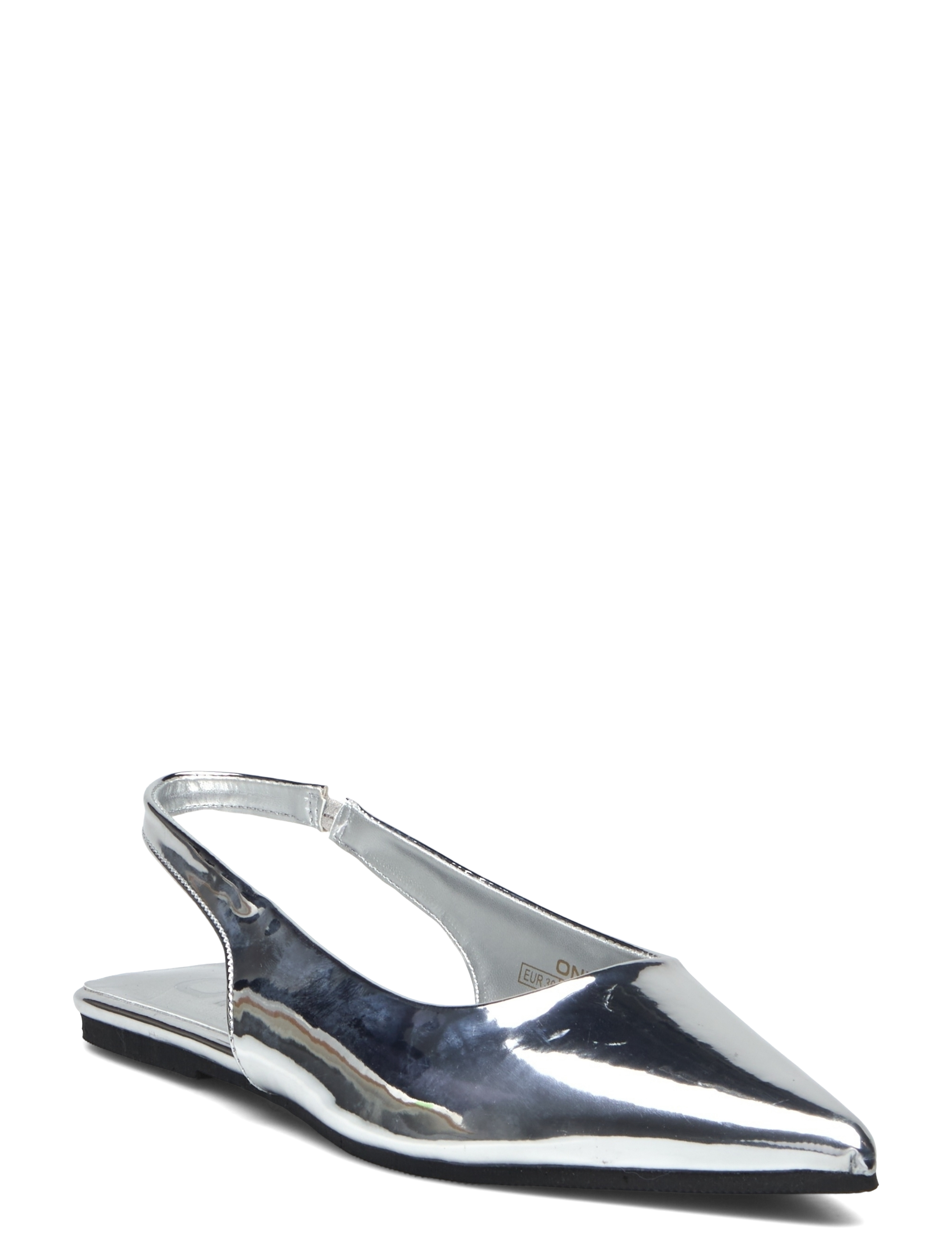 ONLY ONLAURA-2 PU SLINGBACK BALLARINA - Schuhe - SILVER / silver