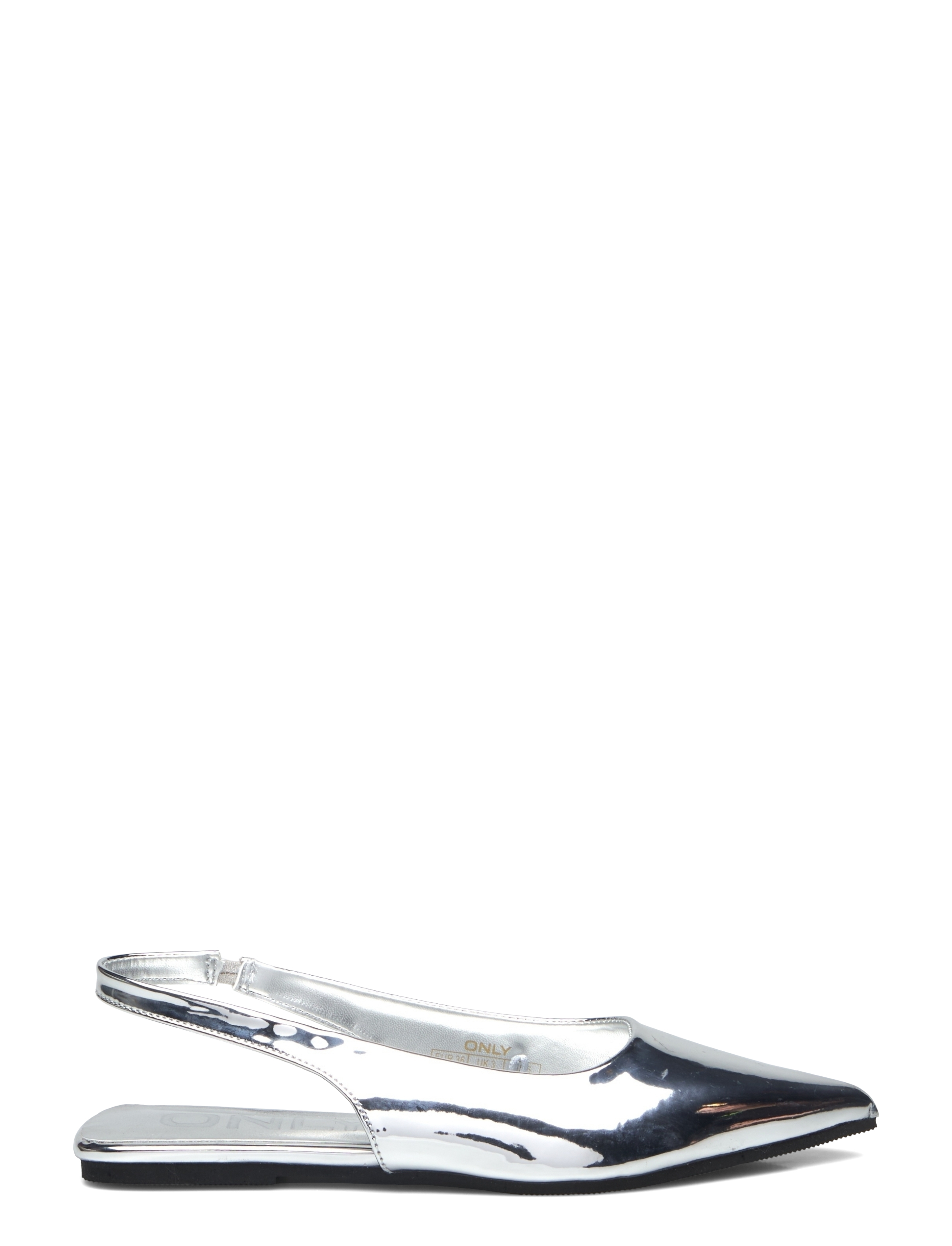 ONLY - ONLAURA-2 PU SLINGBACK BALLARINA - laveste priser - silver - 1