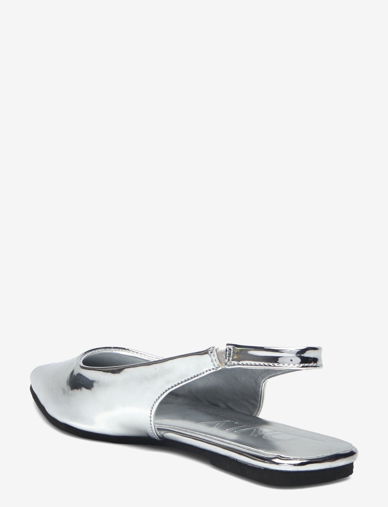 ONLY - ONLAURA-2 PU SLINGBACK BALLARINA - Žemakulnės basutės atviru kulnu - silver - 2