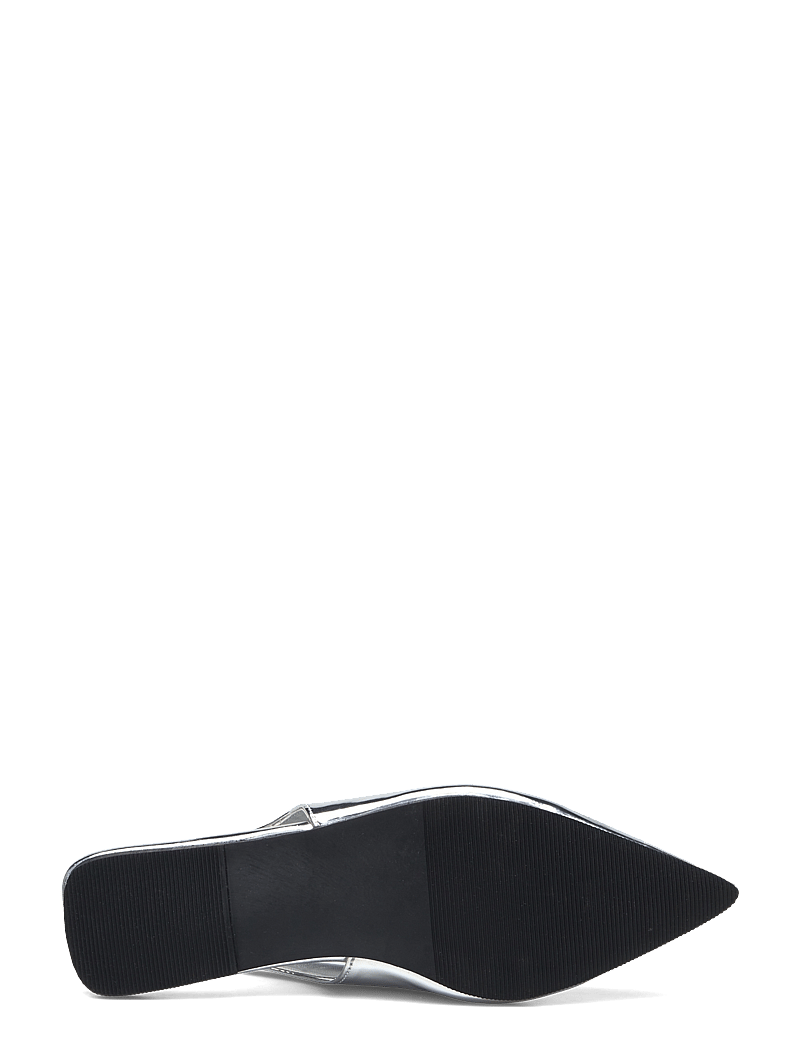 ONLY - ONLAURA-2 PU SLINGBACK BALLARINA - Žemakulnės basutės atviru kulnu - silver - 4