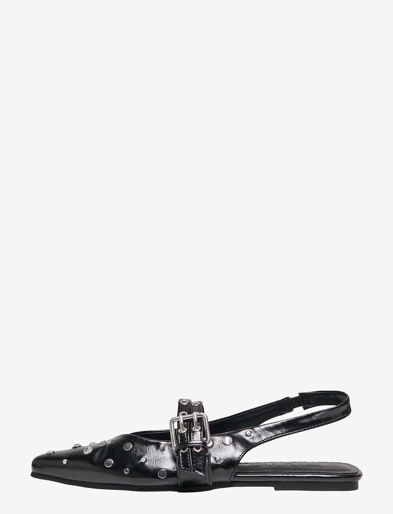 ONLY - ONLAURA-5 PU SLINGBACK BUCKLE BALLARINA - flache slingbacks - black - 1