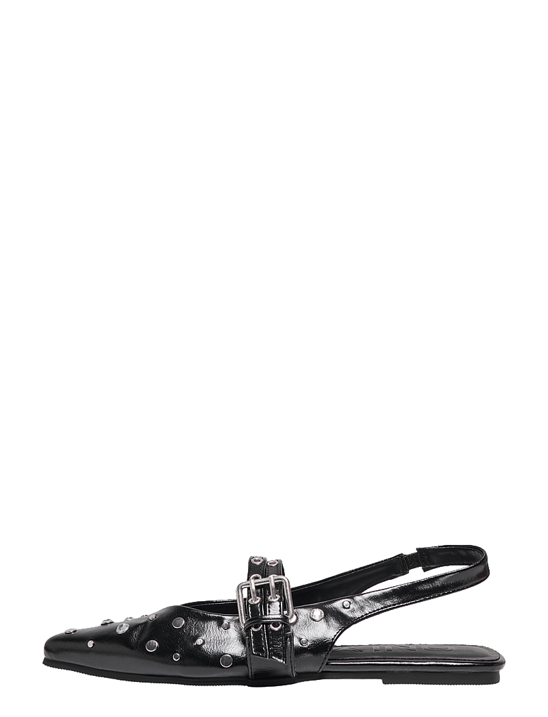 ONLY - ONLAURA-5 PU SLINGBACK BUCKLE BALLARINA - flache slingbacks - black - 1