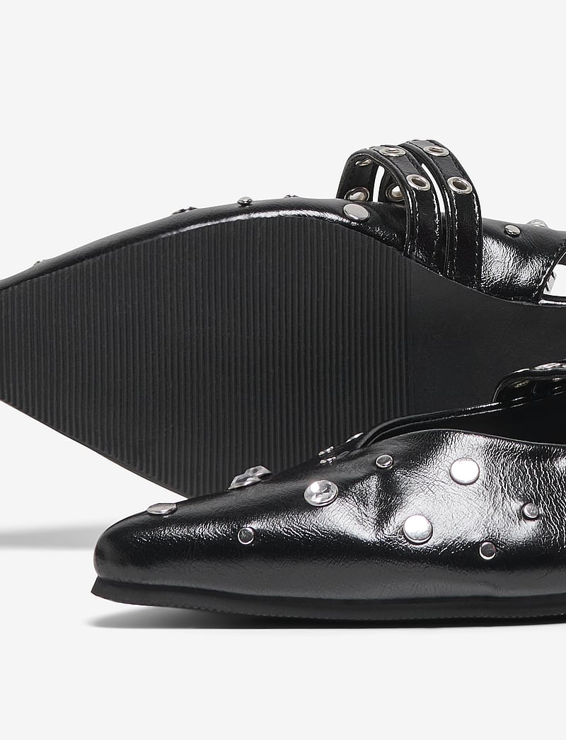 ONLY - ONLAURA-5 PU SLINGBACK BUCKLE BALLARINA - flache slingbacks - black - 4