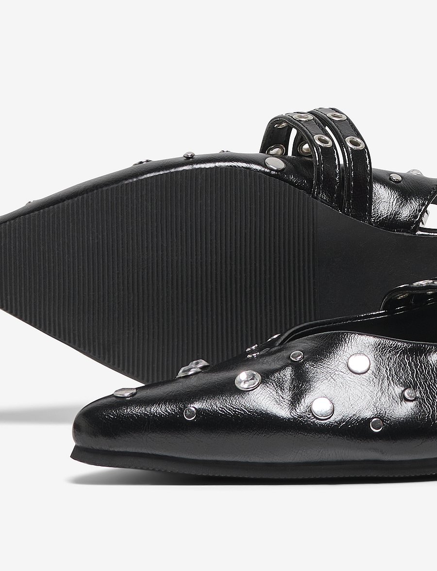 ONLY - ONLAURA-5 PU SLINGBACK BUCKLE BALLARINA - besondere anlässe - black - 4