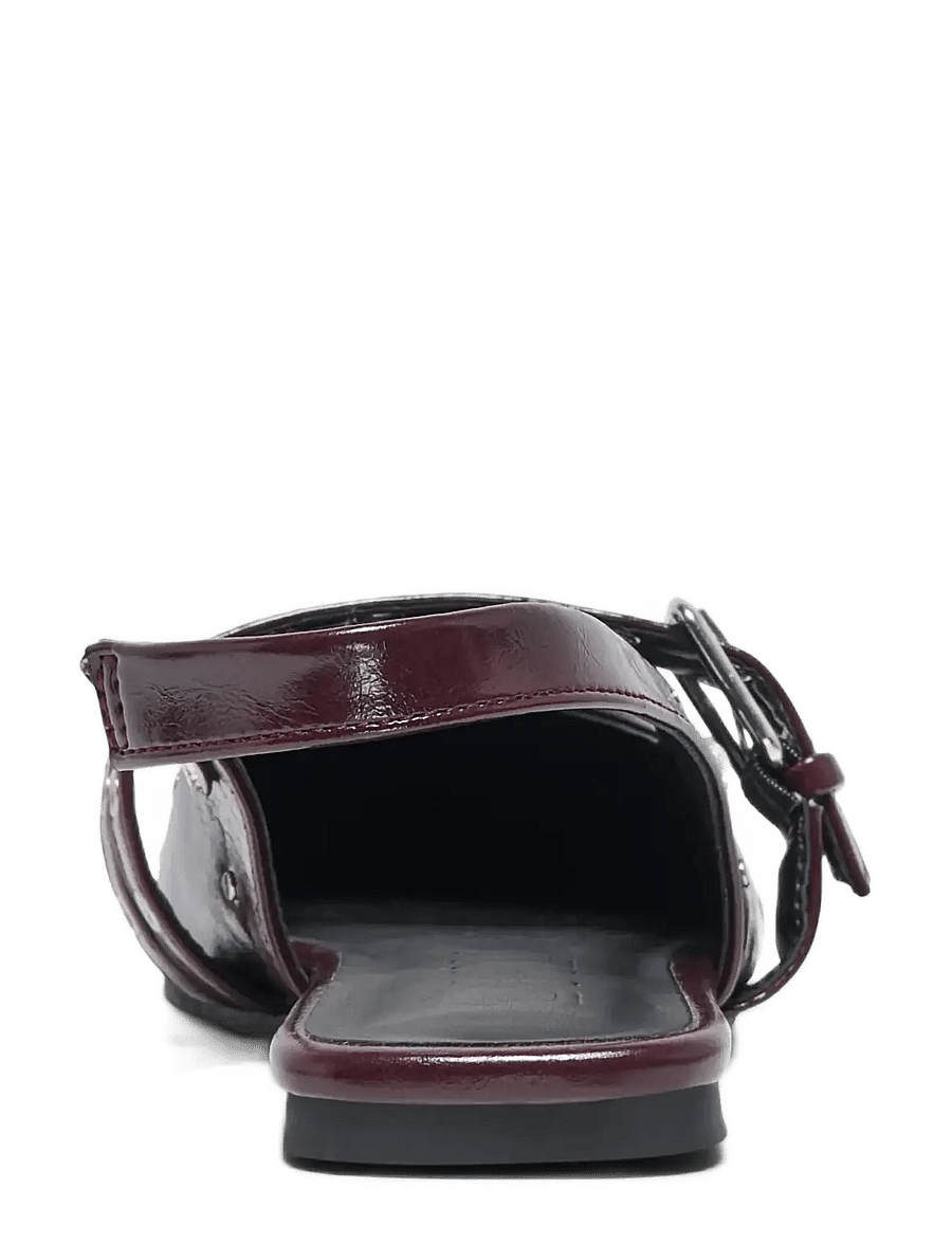 ONLY - ONLAURA-5 PU SLINGBACK BUCKLE BALLARINA - besondere anlässe - burgundy - 2